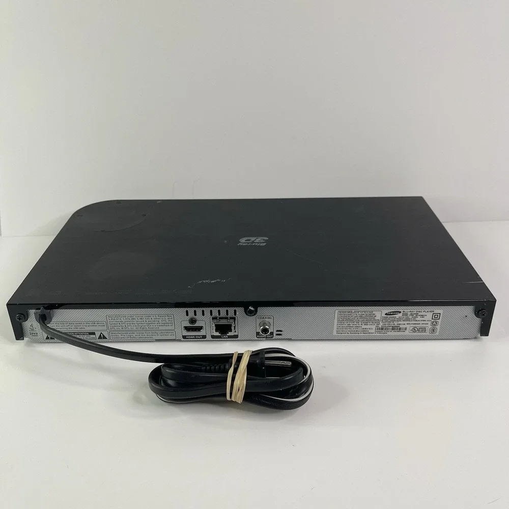 Samsung BD-F5900 3D Wi-Fi Blu-ray DVD Disc Player Tested Works No Remote